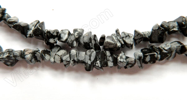 Snow Flake Obsidian  -  Chips 36"