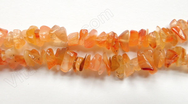 Natural Carnelian   -  Chips 36"