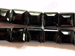 Black Crystal  -  Faceted Squares  10"