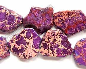 Purple Impression Jasper  -  Irregular Slabs 16"