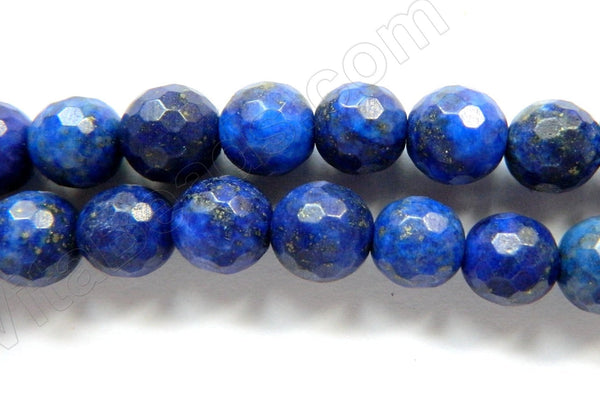 Lapis Lazuli A -  Faceted Round  15"