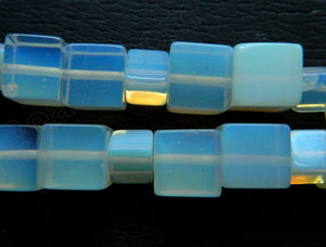 White Opal Quartz   -  2 Size Cubes  16"