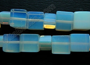 White Opal Quartz   -  2 Size Cubes  16"