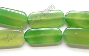 Light Green Agate  -  Arch Thin Tube  16"