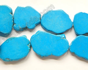 Deep Aqua Stablelized Turquoise  -  Irregular Slabs  16"