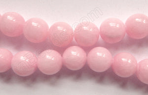 Light Pink Mashan Jade  -  Big Smooth Round  16"