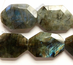 Labradorite  -  Big Machine Cut Ovals 16"