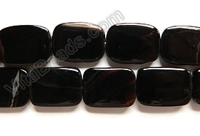 Black Onyx  -  Puff Cushions  16"