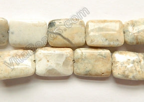 Grey Africa Opal  -  Puff Rectangles  16"