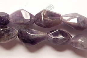 Amethyst Light AB  -  Smooth Cut Long Tumble  16"