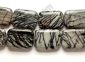 Matrix Jasper  -  Puff Rectangles 16"