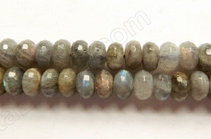 Labradorite AA  -  Faceted Rondels  16"