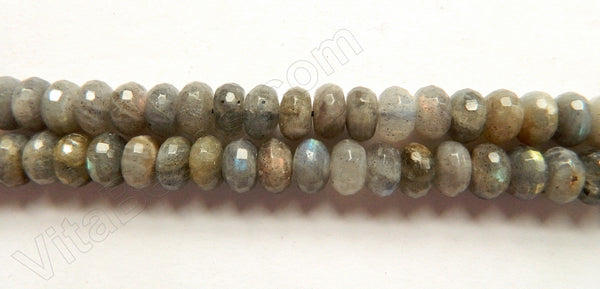 Labradorite AA  -  Faceted Rondels  16"