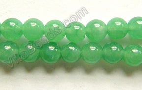 Green Aventurine Jade  -  Smooth Round  16"