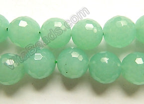 Green Aventurine Jade  -  Big Faceted Round  16"