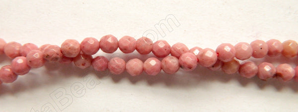 Rhodonite  -  Faceted Round  16"