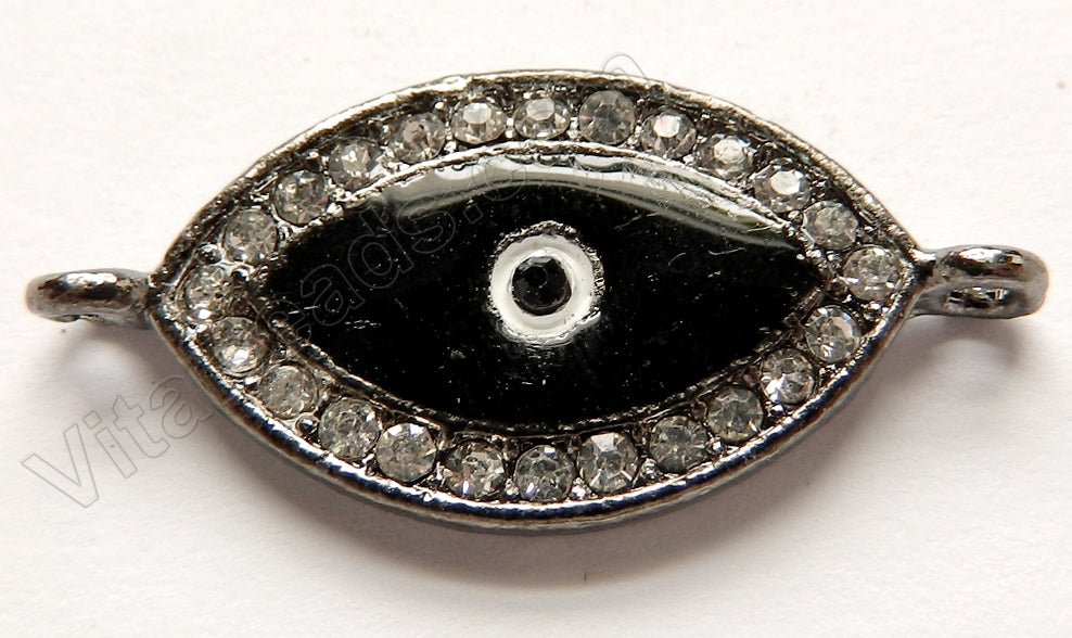 Crystal Paved Horse Eye Connector