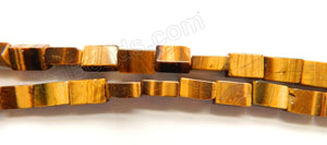 Tiger Eye AA  -  Bricks  16"    9x6x4mm