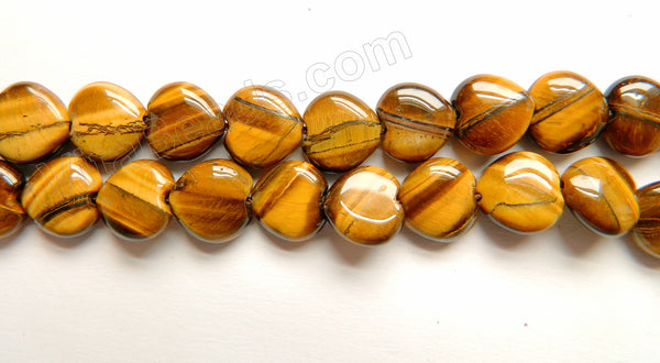 Tiger Eye A  -  Puff Heart  16"