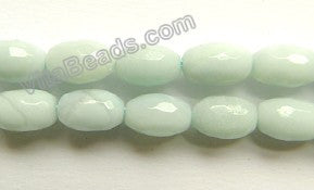 Amazonite AA  -  6x10mm Faceted Rice  16"