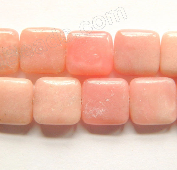 Chinese Pink Opal  -  Puff Squares  16"