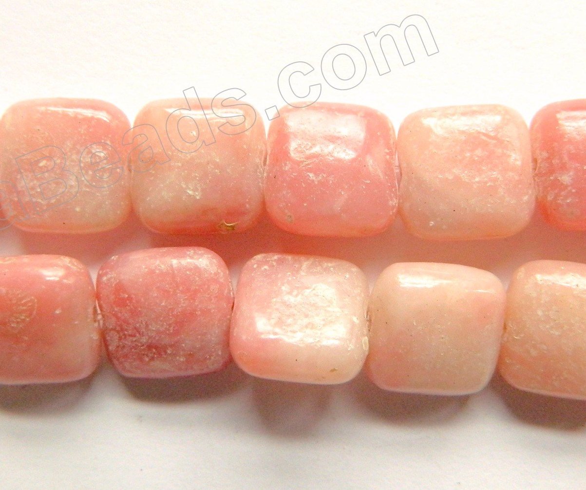 Chinese Pink Opal  -  Puff Squares  16"