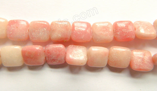 Chinese Pink Opal  -  Puff Squares  16"