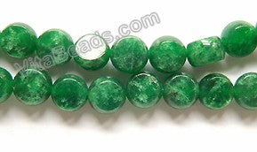 Dark Green Jade  -  Thick Flat Coin  16"