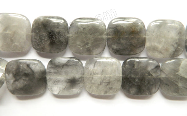 Grey Quartz  -  Puff Squares  16"