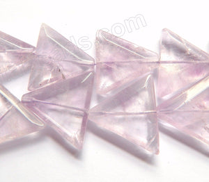 Amethyst Light  -  Faceted Triangles  16"