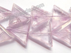 Amethyst Light  -  Faceted Triangles  16"