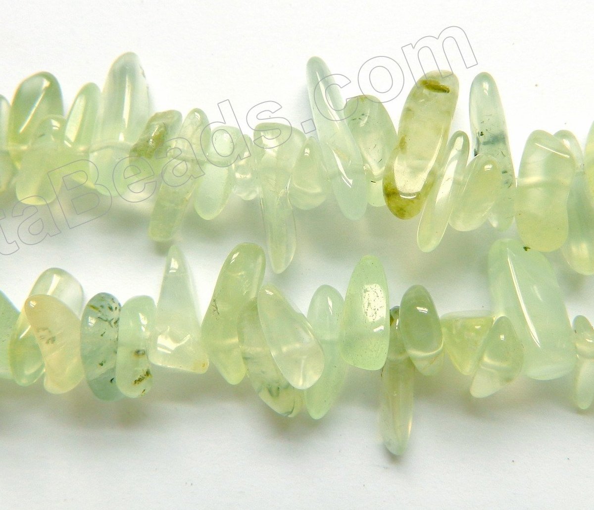 Prehnite Natural A  -  Smooth Sticks 16"