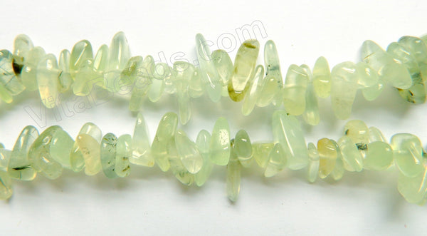 Prehnite Natural A  -  Smooth Sticks 16"