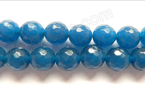 London Apatite Jade  -  Faceted Round  15"