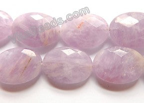 Amethyst Light Quartz A  -  Faceted Oval  16"