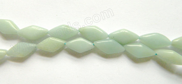 Amazonite  -  Puff Long Diamond  16"