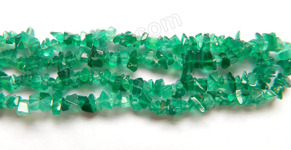 Green Onyx AAA (India Made)  -  Chips 36"