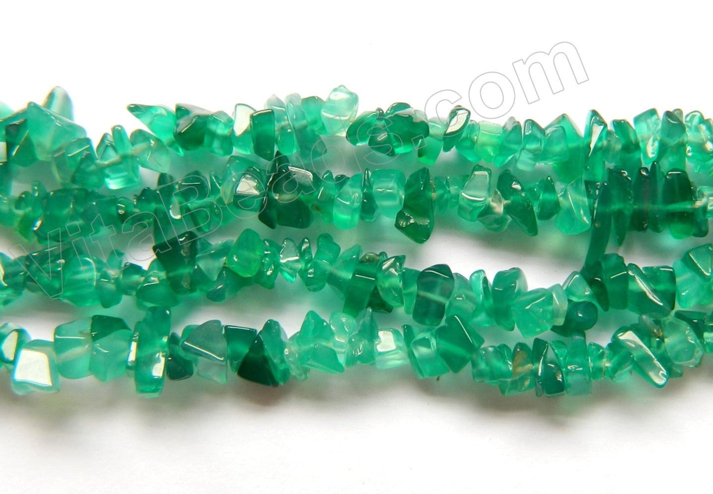 Green Onyx AAA (India Made)  -  Chips 36"