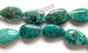 Dyed Feldspath Graphic Apatite Color -  Puff Pears  16"