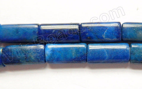 Lapis Lazuli Dark  -  Small Puff Thin Tubes  16"