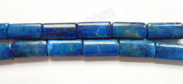 Lapis Lazuli Dark  -  Small Puff Thin Tubes  16"