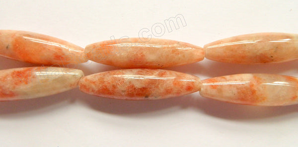 Pink Sunstone  -  Smooth Long Rice  16"