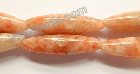 Pink Sunstone  -  Smooth Long Rice  16"