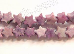 Purple Peace Stone Light  -  Small Stars   16"
