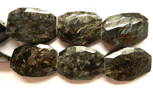 Hyperstene AB  -  Jumbo Faceted Nuggets  15"