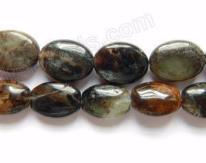 Dark Fancy Jasper A  -  Puff Oval  16"