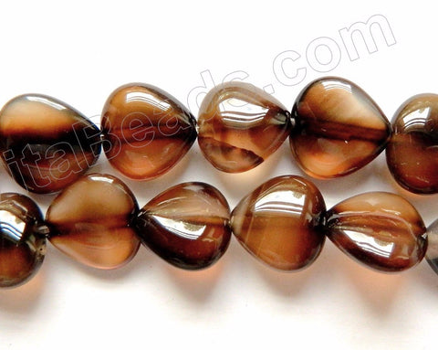 Black Onyx  (Brown Natural)  -  Puff Almond  16"