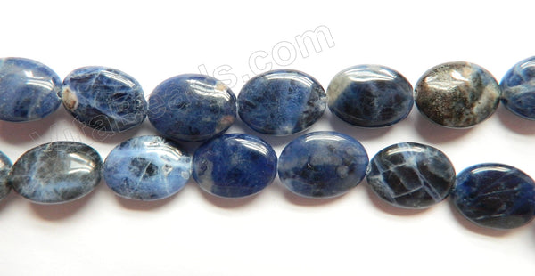 Sodalite AA  -  Puff Ovals  16"