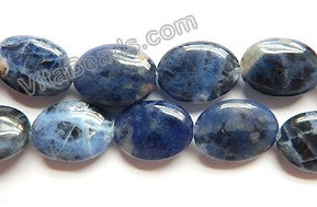 Sodalite AA  -  Puff Ovals  16"