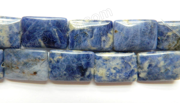 Sodalite  -  Big Puff Rectangles  16"